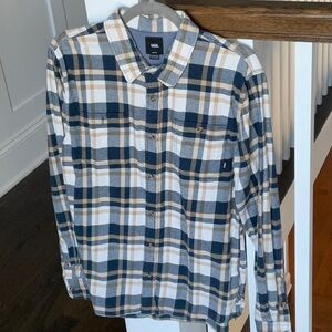 Sycamore Long Sleeve Flannel Shirt Vans size medium in excellent shape